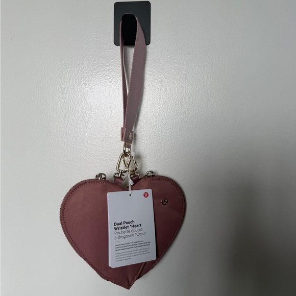 NWT Lululemon Dual Pouch Heart - Picture 3 of 12